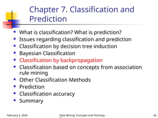 Data Mining Concepts and Techniques Classification | PPT
