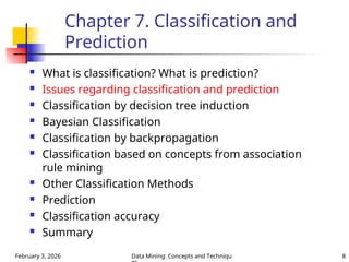 Data Mining Concepts and Techniques Classification | PPT