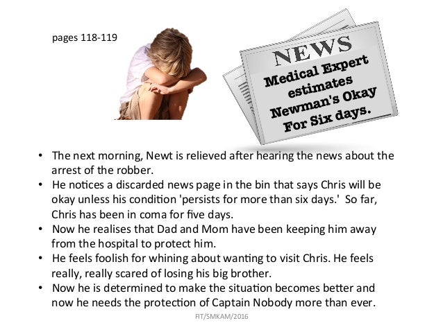 CAPTAIN NOBODY FORM 5 NOVEL chapters 16-17
