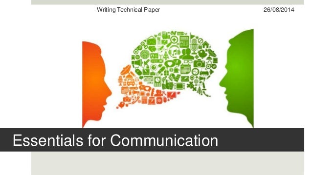 Writing technical paper