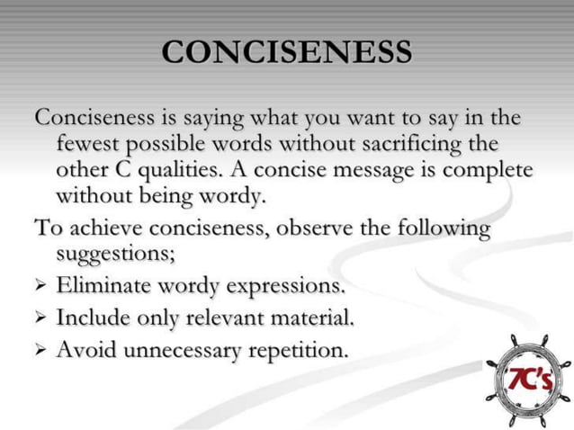 7c's of communication | PPTX