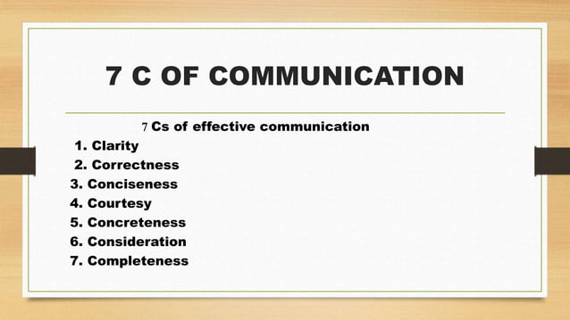 7 C OF COMMUNICATION pptx