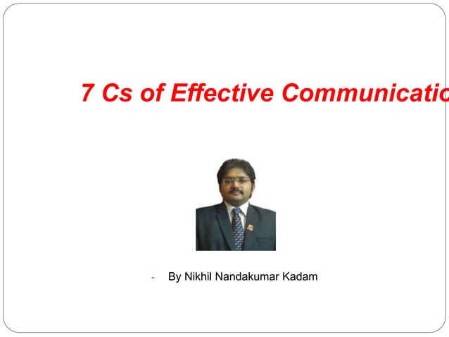 7c of effective communication | PPT