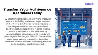7 Common Maintenance Challenges Solved by a CMMS - Zapium.pdf