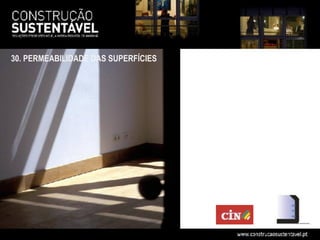 30. PERMEABILIDADE DAS SUPERFÍCIES
 