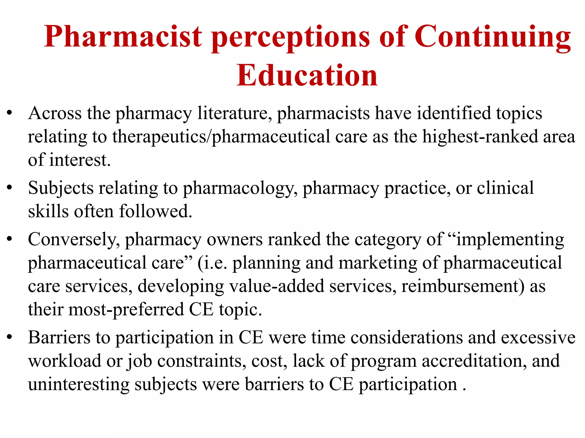 7 continuing professional development programs | PPTX