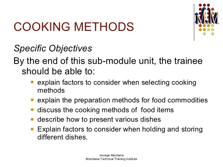 cooking methods