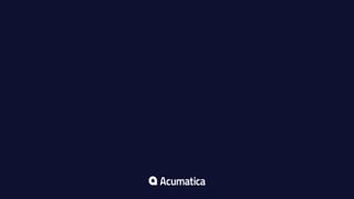 7 Cool Things to Demo in Acumatica 5.0, by Gabriel Michaud