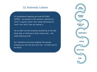 7 core principles of improv | PPT