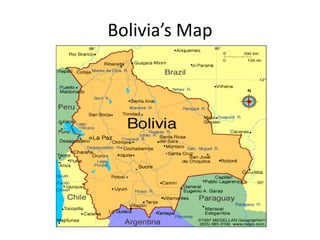 Bolivia’s Map