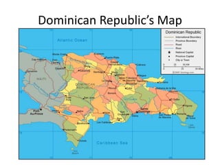 Dominican Republic’s Map