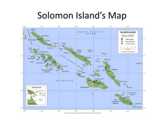 Solomon Island’s Map