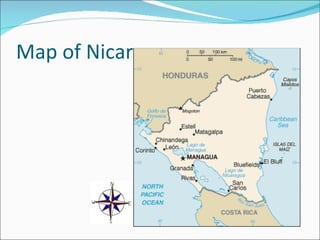 Map of Nicaragua 