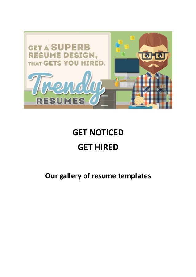 trendy resume