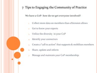 Community of Practice Colors