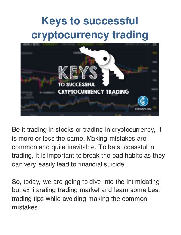 Tips on crypto trading