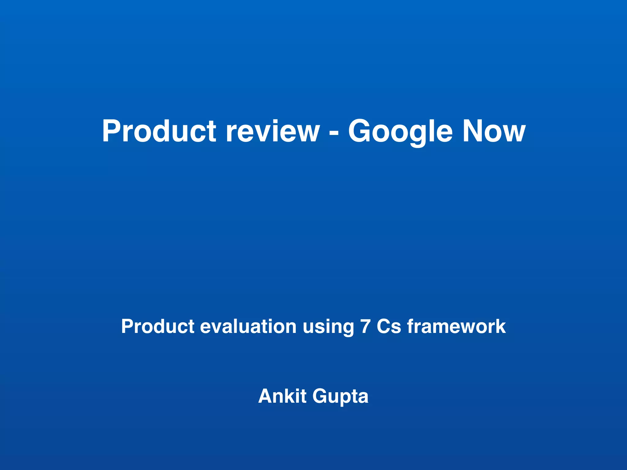 7 C framework for a successful digital product | PPT