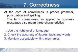 Functional English 29. 7C's of Communication. Code 0079 | PPT