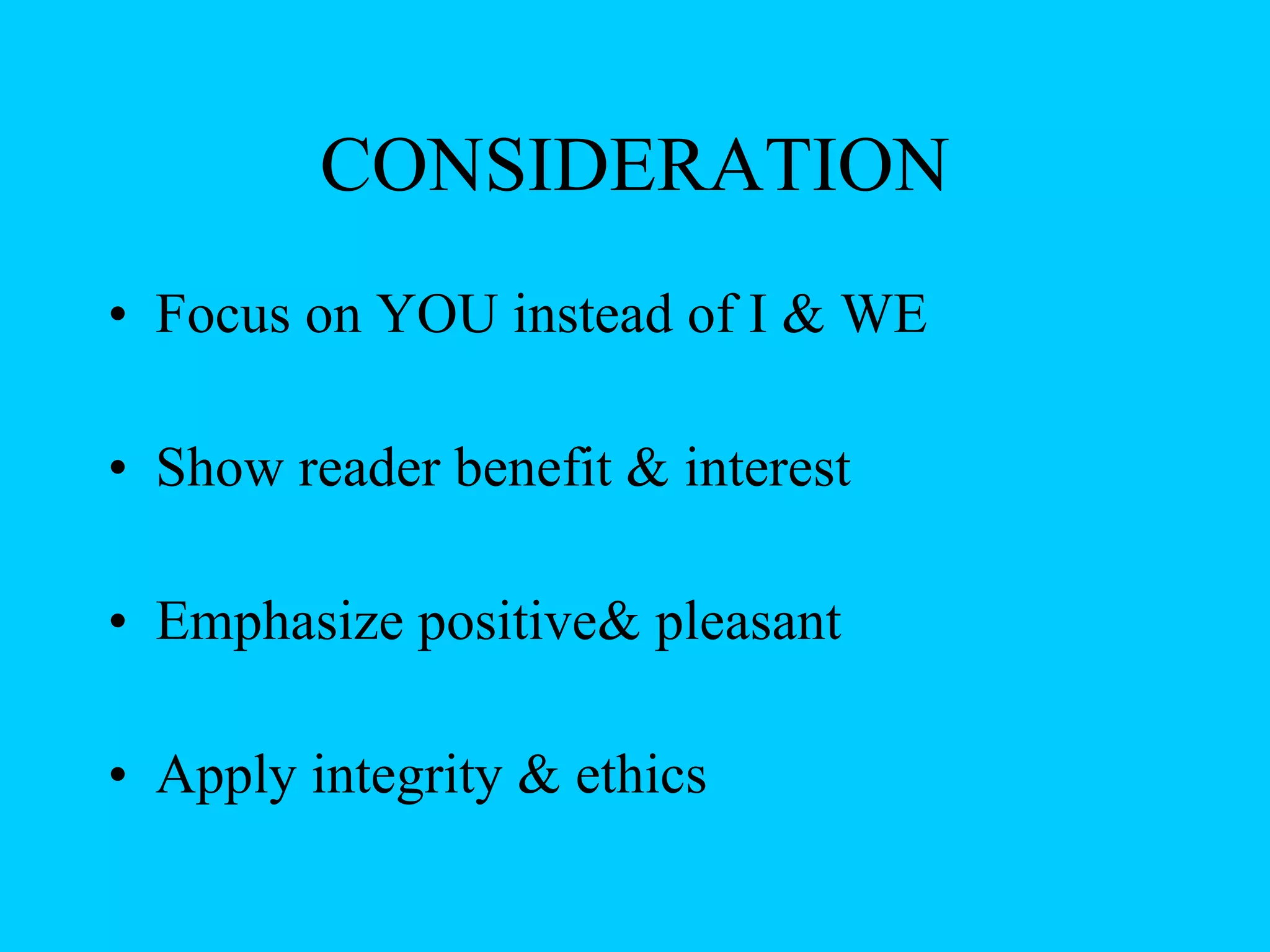 7 Cs Ppt With Excercises | PPT