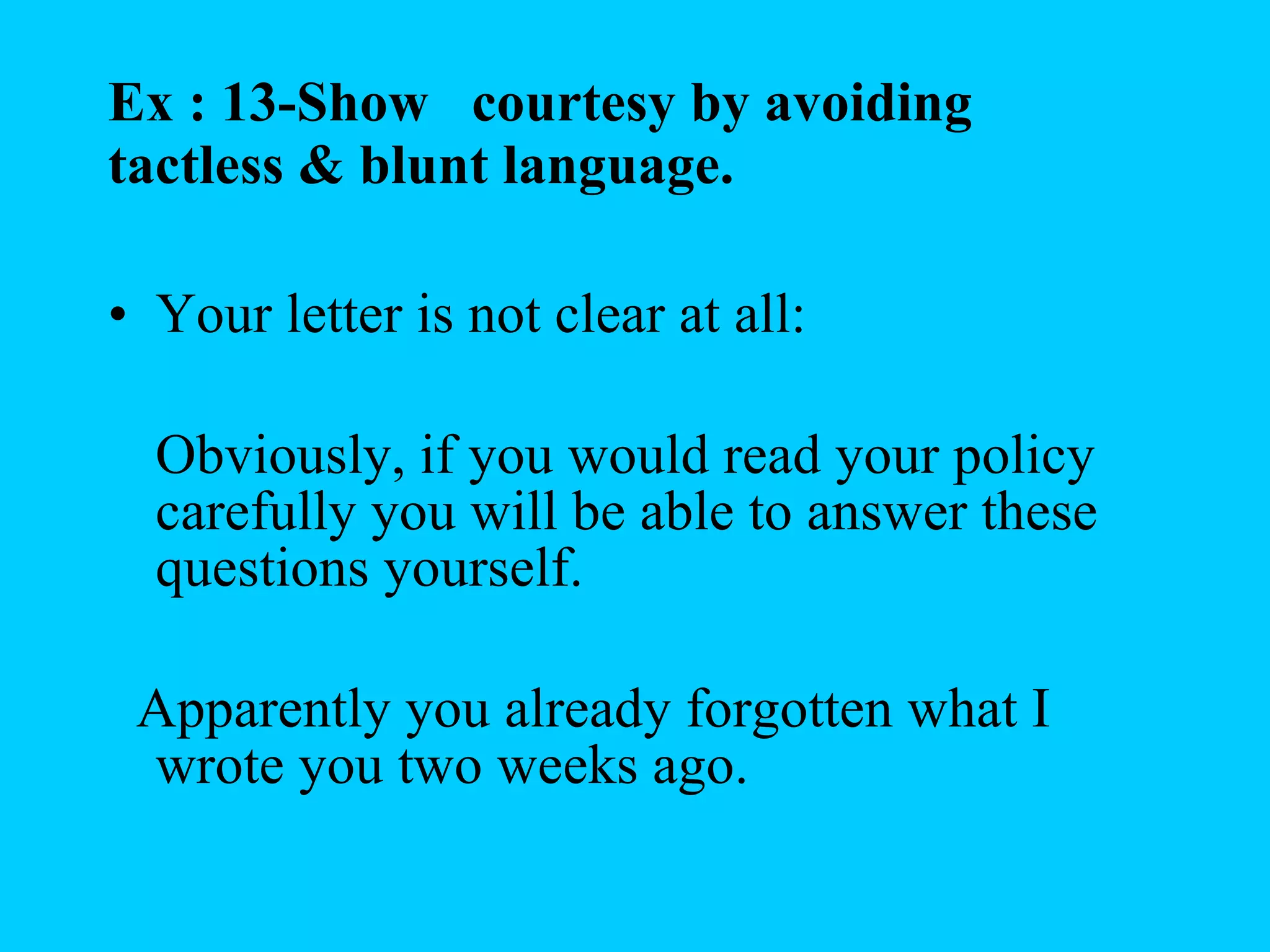 7 Cs Ppt With Excercises | PPT | Business Administration | Business