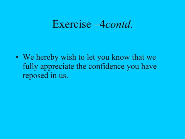 7 Cs Ppt With Excercises | PPT | Business Administration | Business