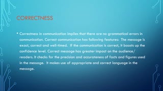 7c's effective communication | PDF