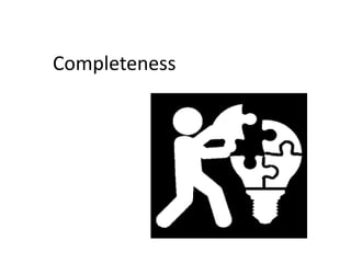 Completeness
This means Complete product information:
• Manufacturing date
• Expiry date
• Batch No.
• Location of the Man...