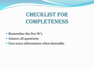7 c s of communication | PPTX