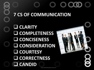 7 c's of communication | PPT | Free Download