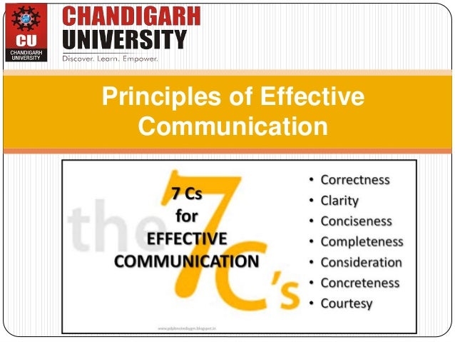 7 c s of communication principles of communication