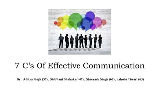 7 c's of effective communication | PPT