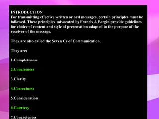 7 Cs Of Effective Communication Ppt 7 Cs Of Effective Communication Ppt