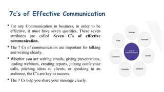 7c’s Of Effective Communication.pptx presentation | PPTX