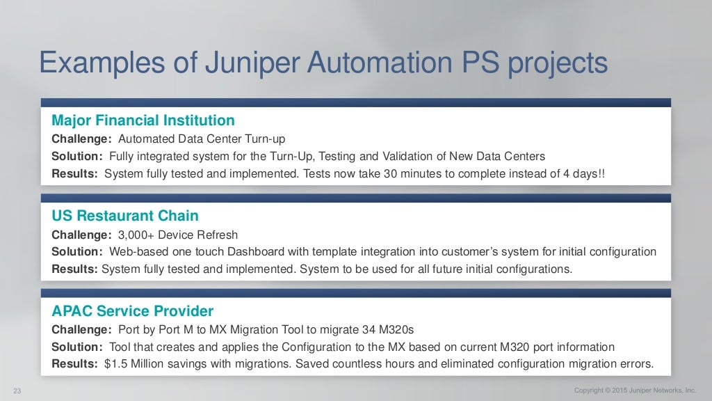 Juniper Services and Support