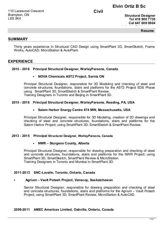 elvin ortiz resume