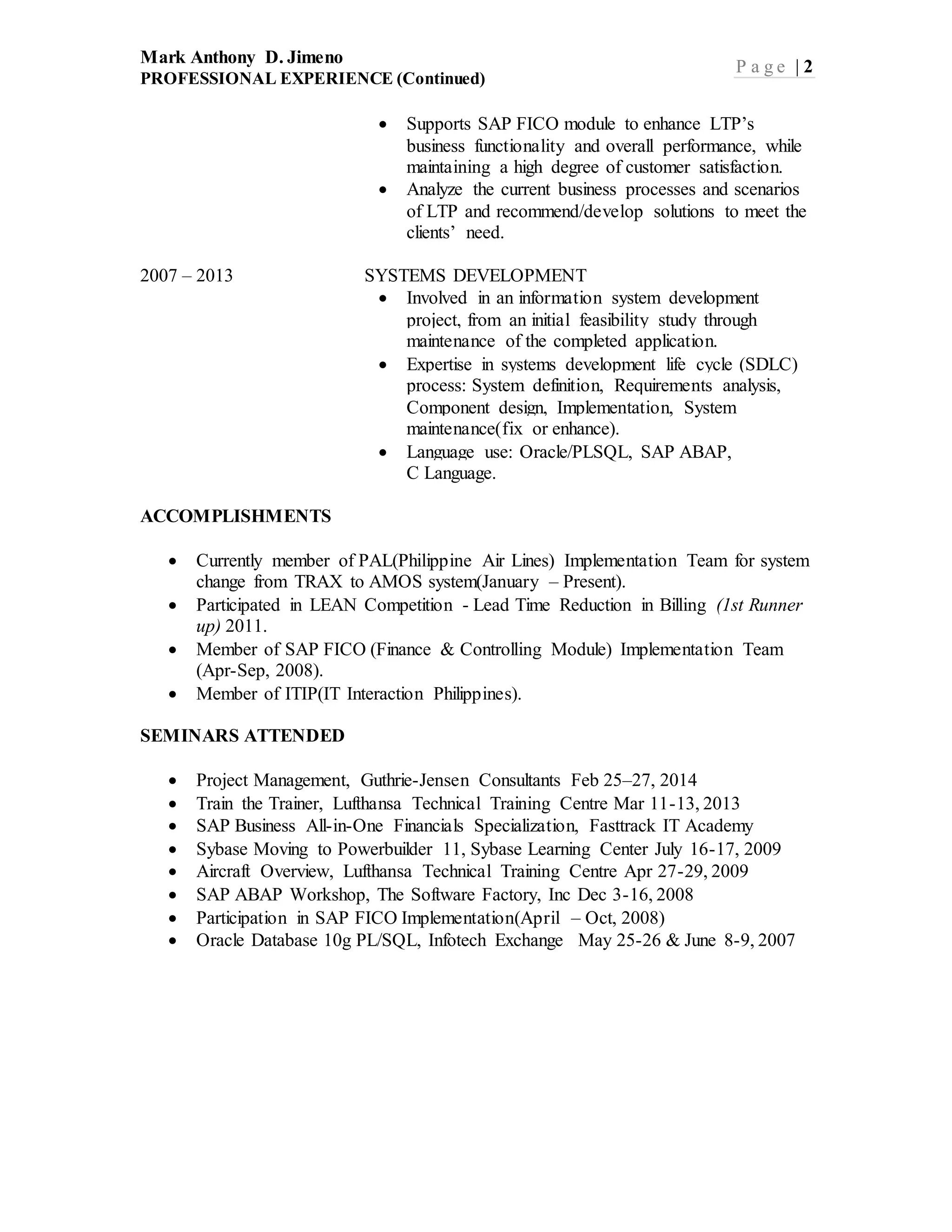 CV MarkJimeno DOCX Cv markjimeno docx
