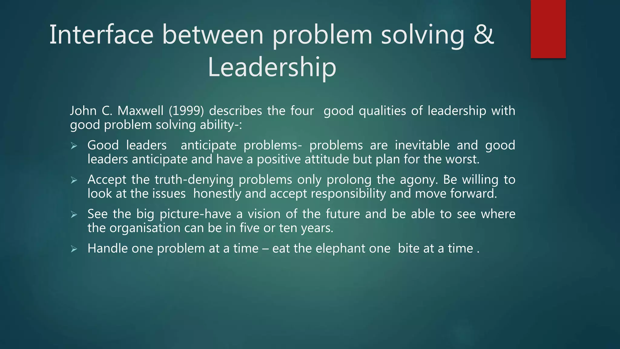 PROBLEM SOLVING PRESENTATION | PPTX
