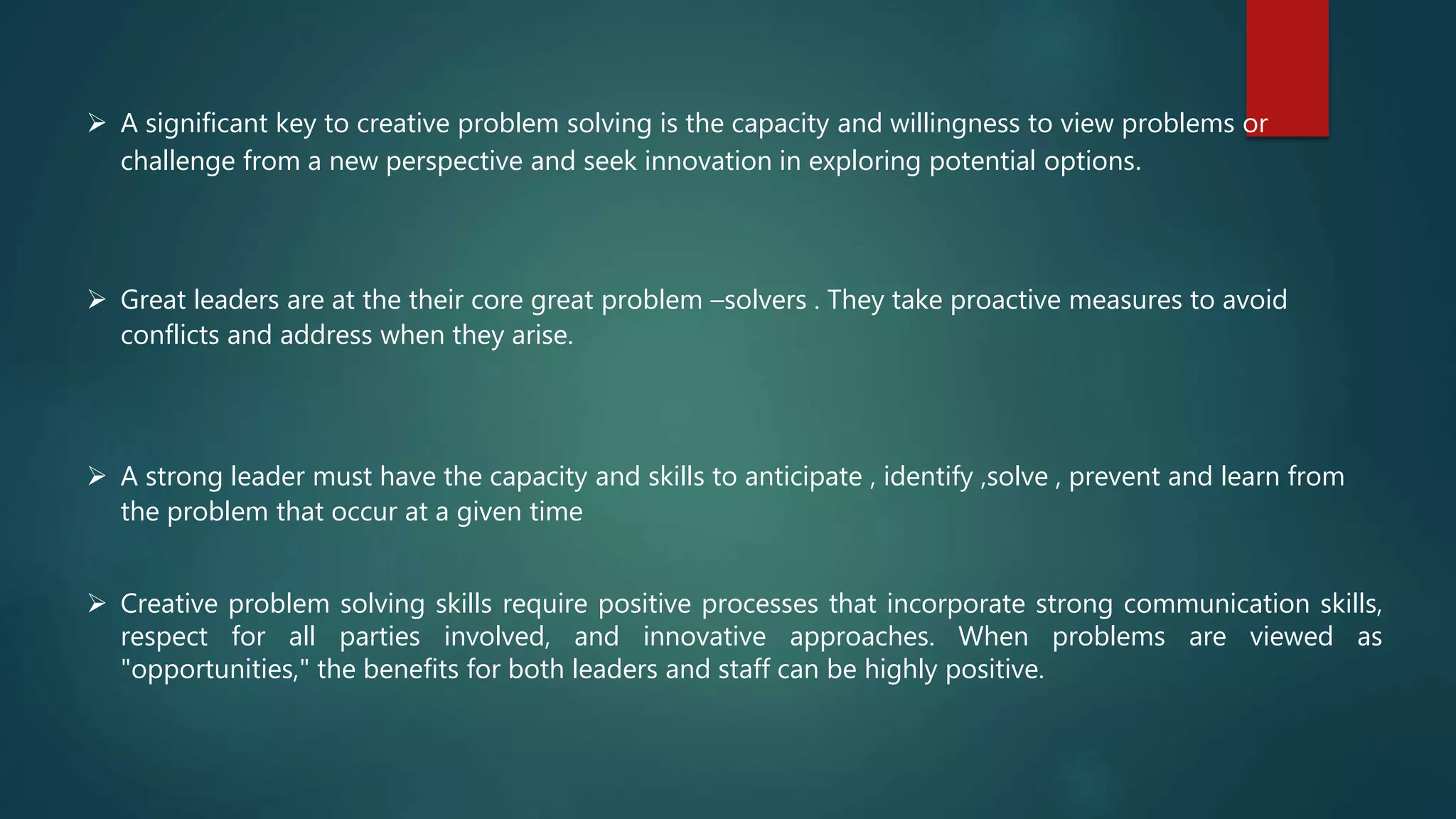 PROBLEM SOLVING PRESENTATION | PPTX