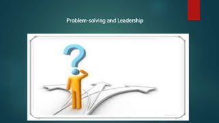 PROBLEM SOLVING PRESENTATION | PPTX