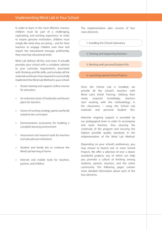 Mind Lab for Schools - English 2016 | PDF