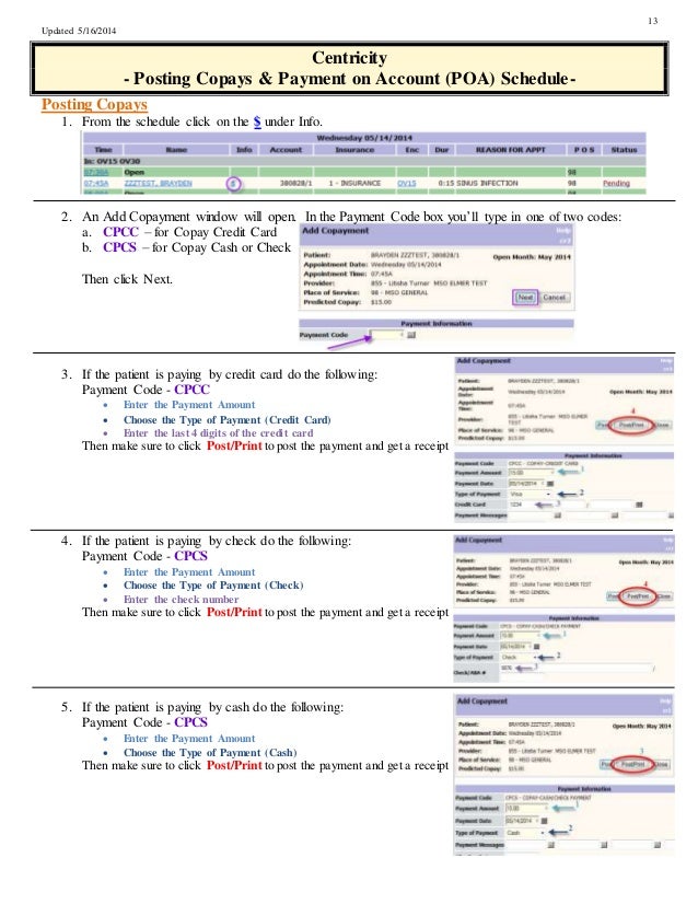 Centricity & Allscripts Trainin Manual Updated