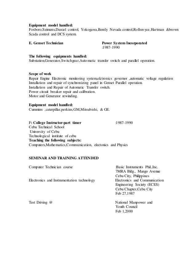 sample resume bsr resume sample library and more