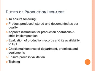 Quality & GMP Presentation | PPTX