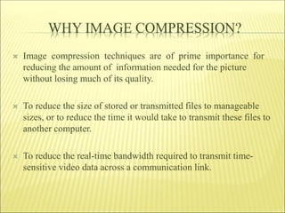 Presentation on Image Compression | PDF