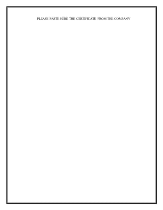 PLEASE PASTE HERE THE CERTIFICATE FROM THE COMPANY
 