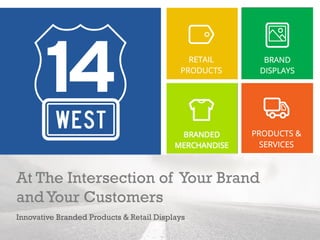At The Intersection of Your Brand
andYour Customers
Innovative Branded Products & Retail Displays
 