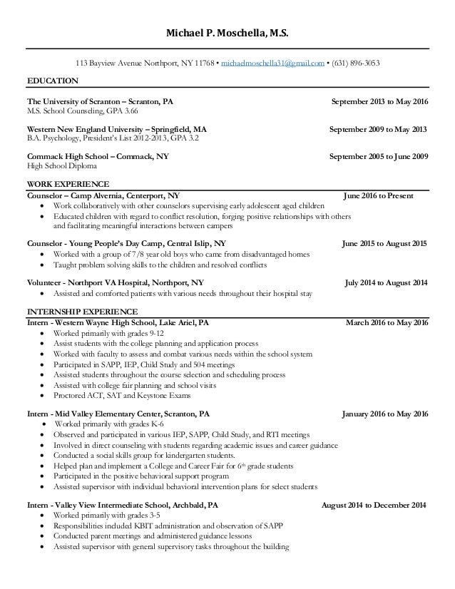 Moschella Resume