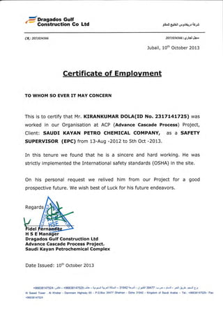 Kirankumardola HSE Manager Resume (2)