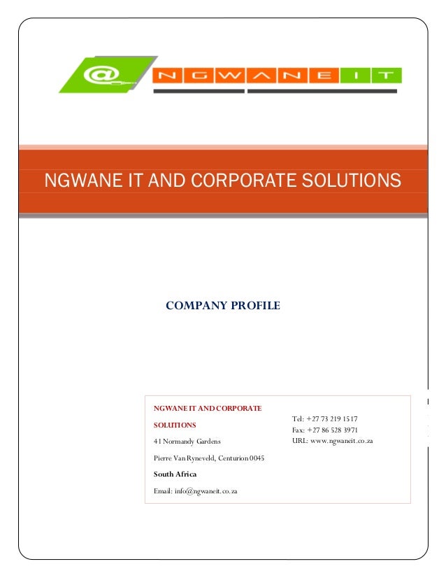 NGWANE IT Profile 2016