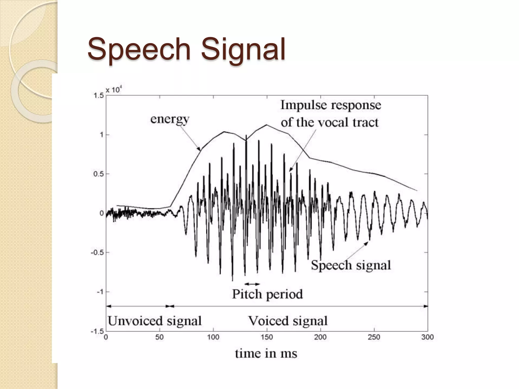 Speech Signal
 
